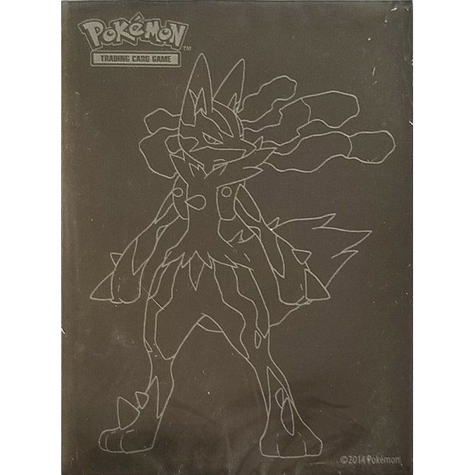 Image for Pokemon TCG: Furious Fists Elite Trainer Box Card Sleeves - Mega Lucario (65-Pack) - Card Sleeves