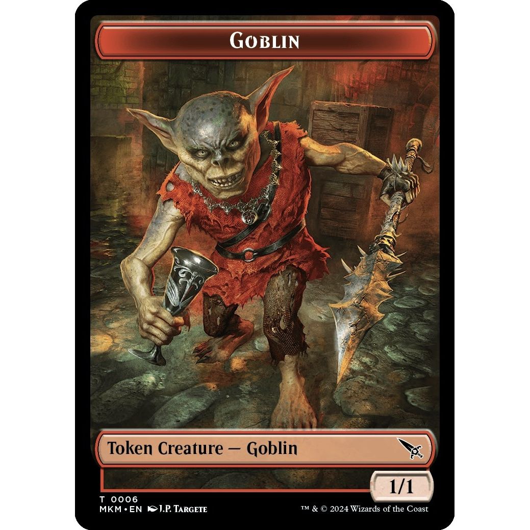 Image for Goblin Token (6) (MKM) - Magic: The Gathering