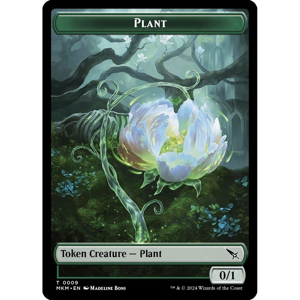 Image for Plant Token (9) (MKM) - Magic: The Gathering