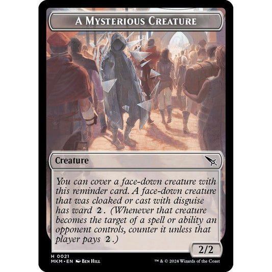 Image for A Mysterious Creature Token (21) (MKM) - Magic: The Gathering