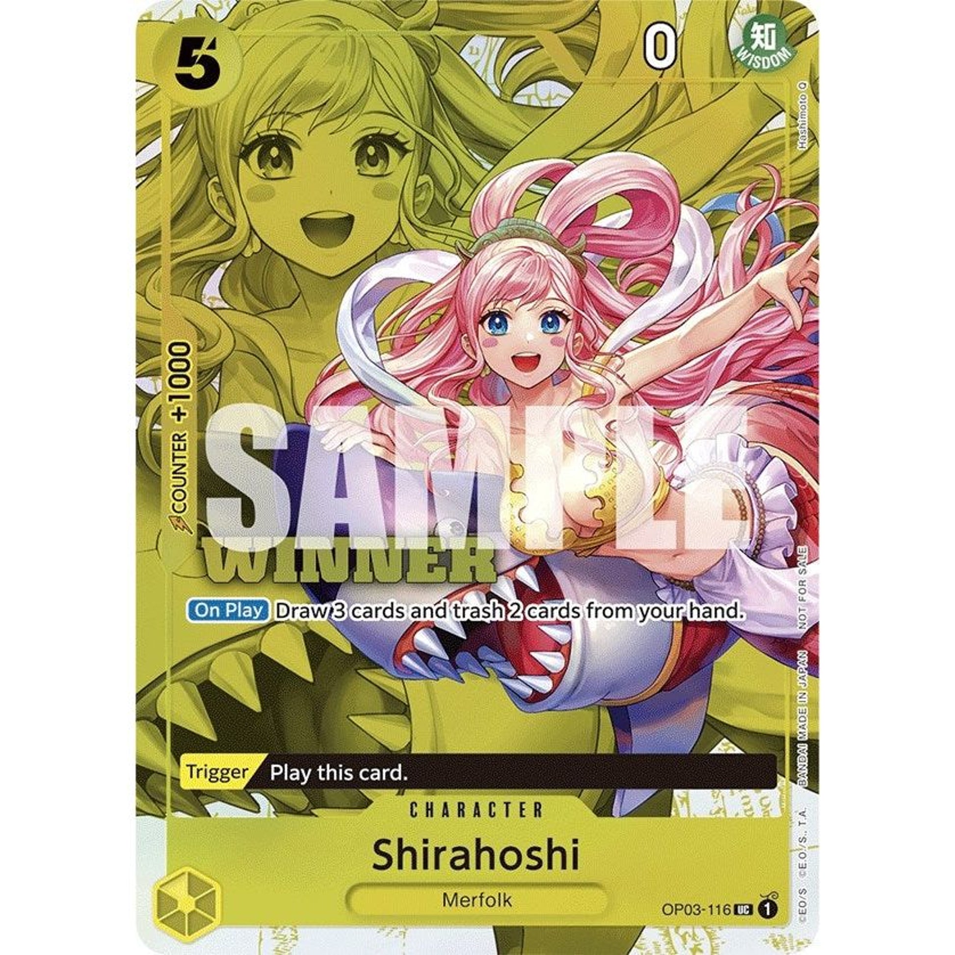 Image for Shirahoshi (Winner Pack Vol. 6) (OP03-116) (OP-PR) - One Piece Card Game