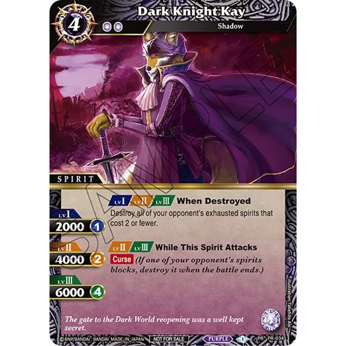 Image for Dark Knight Kay (Tournament Pack Vol. 4) (PR-034) (LEP) - Battle Spirits Saga