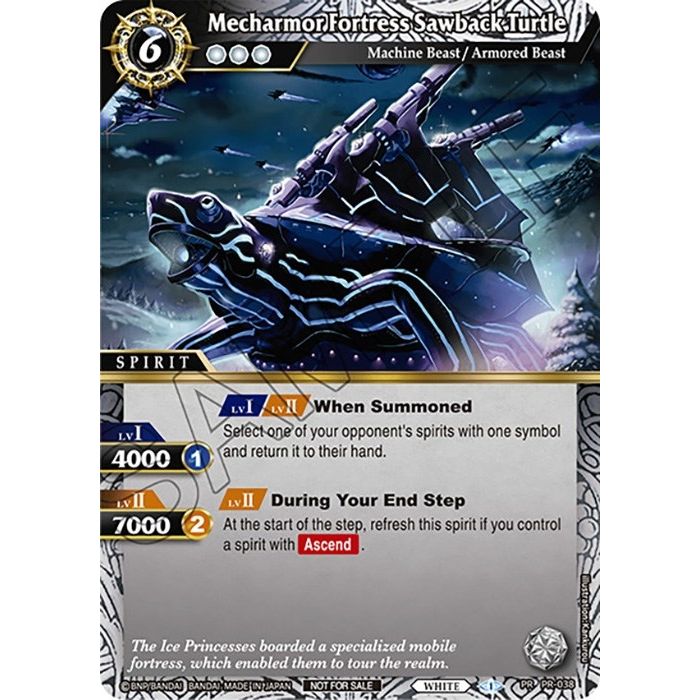 Image for Mecharmor Fortress Sawback Turtle (Tournament Pack Vol. 4) (PR-038) (LEP) - Battle Spirits Saga