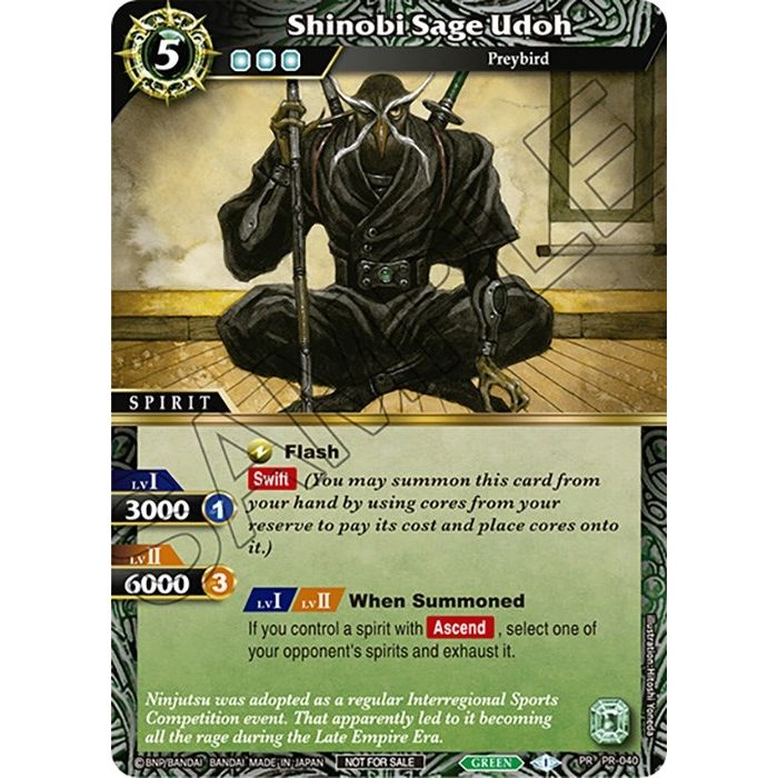 Image for Shinobi Sage Udoh (Tournament Pack Vol. 4) (PR-040) (LEP) - Battle Spirits Saga