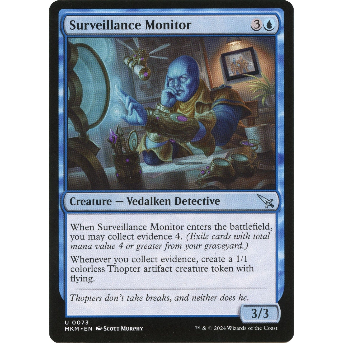 Image for Surveillance Monitor (b) (73) (MKM) - Magic: The Gathering