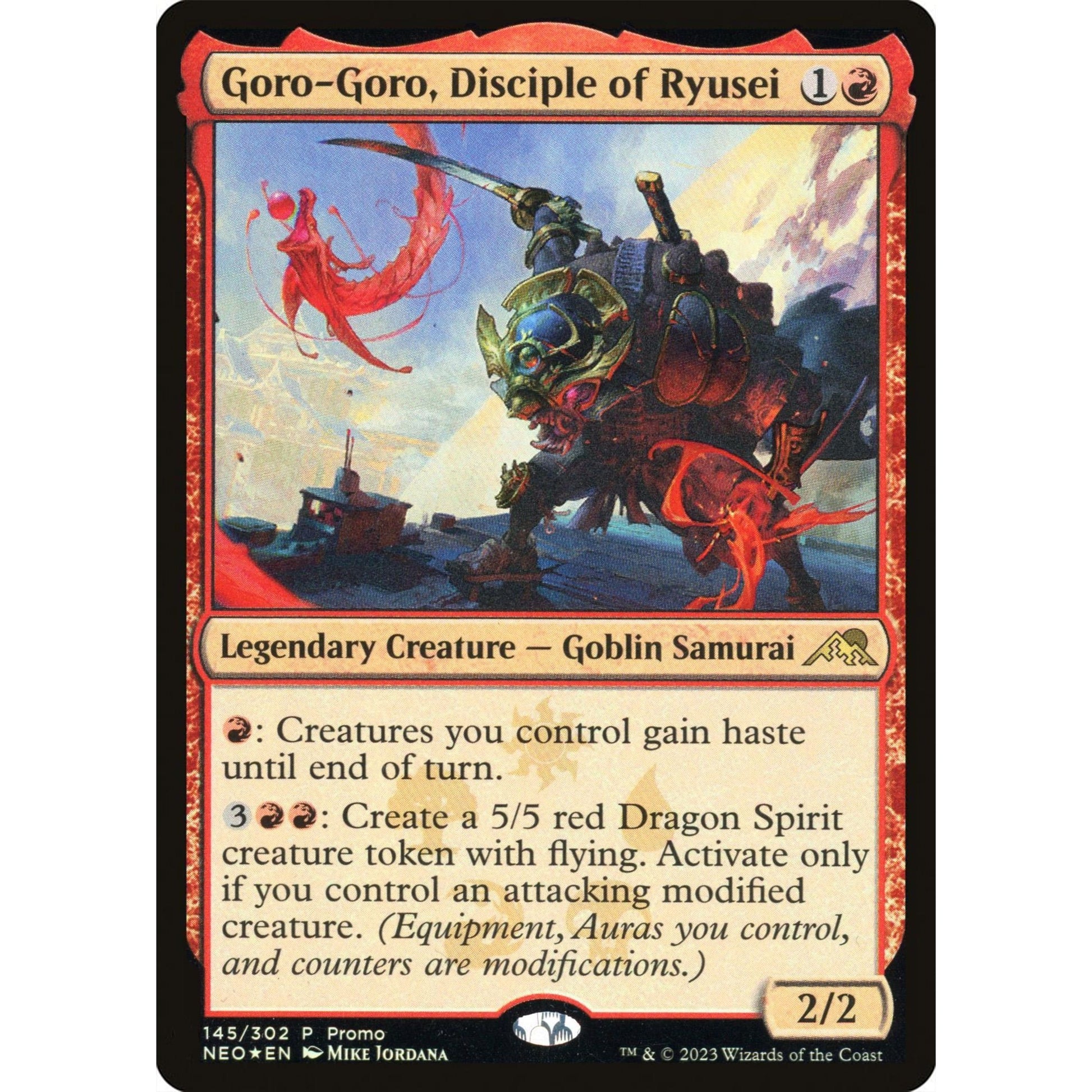 Image for Goro-Goro, Disciple of Ryusei (145) (MEDIA) - Magic: The Gathering