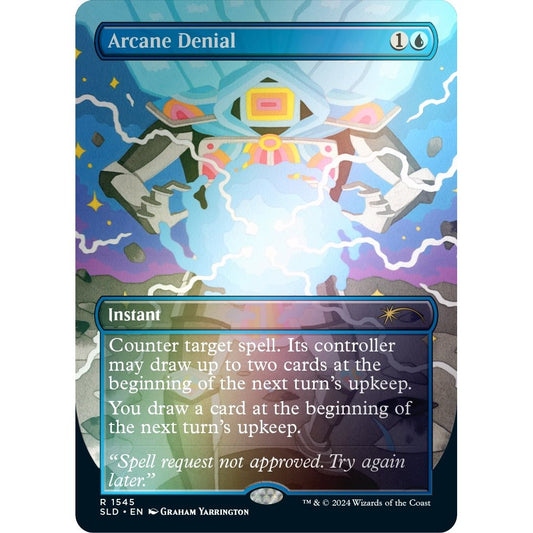 Image for Arcane Denial (Rainbow Foil) (1545) (SLD) - Magic: The Gathering