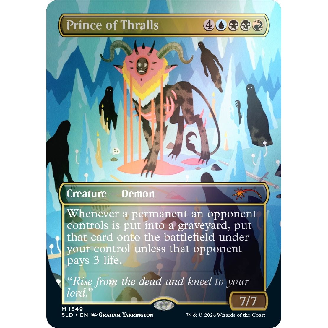 Image for Prince of Thralls (Rainbow Foil) (1549) (SLD) - Magic: The Gathering