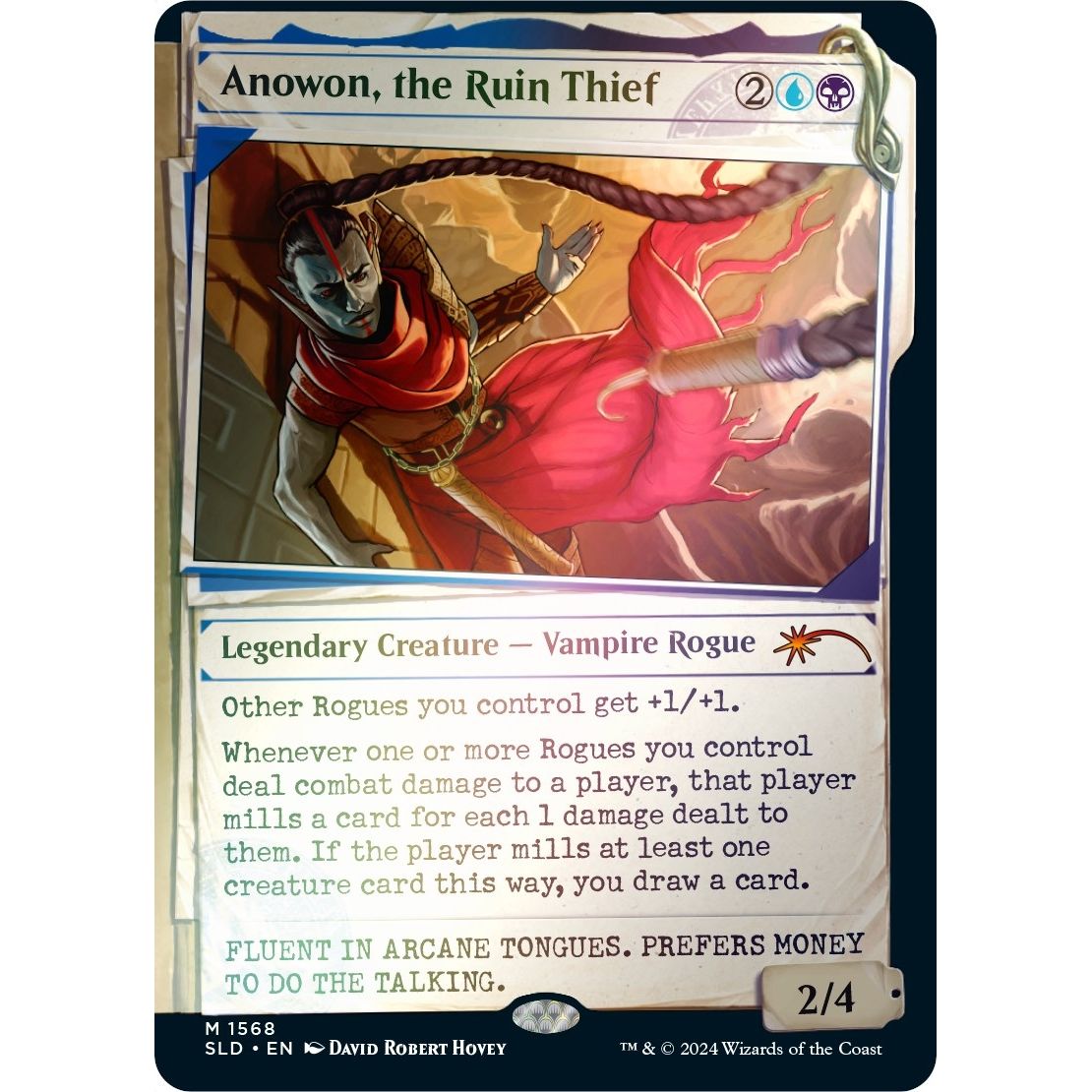 Image for Anowon, the Ruin Thief (Rainbow Foil) (1568) (SLD) - Magic: The Gathering