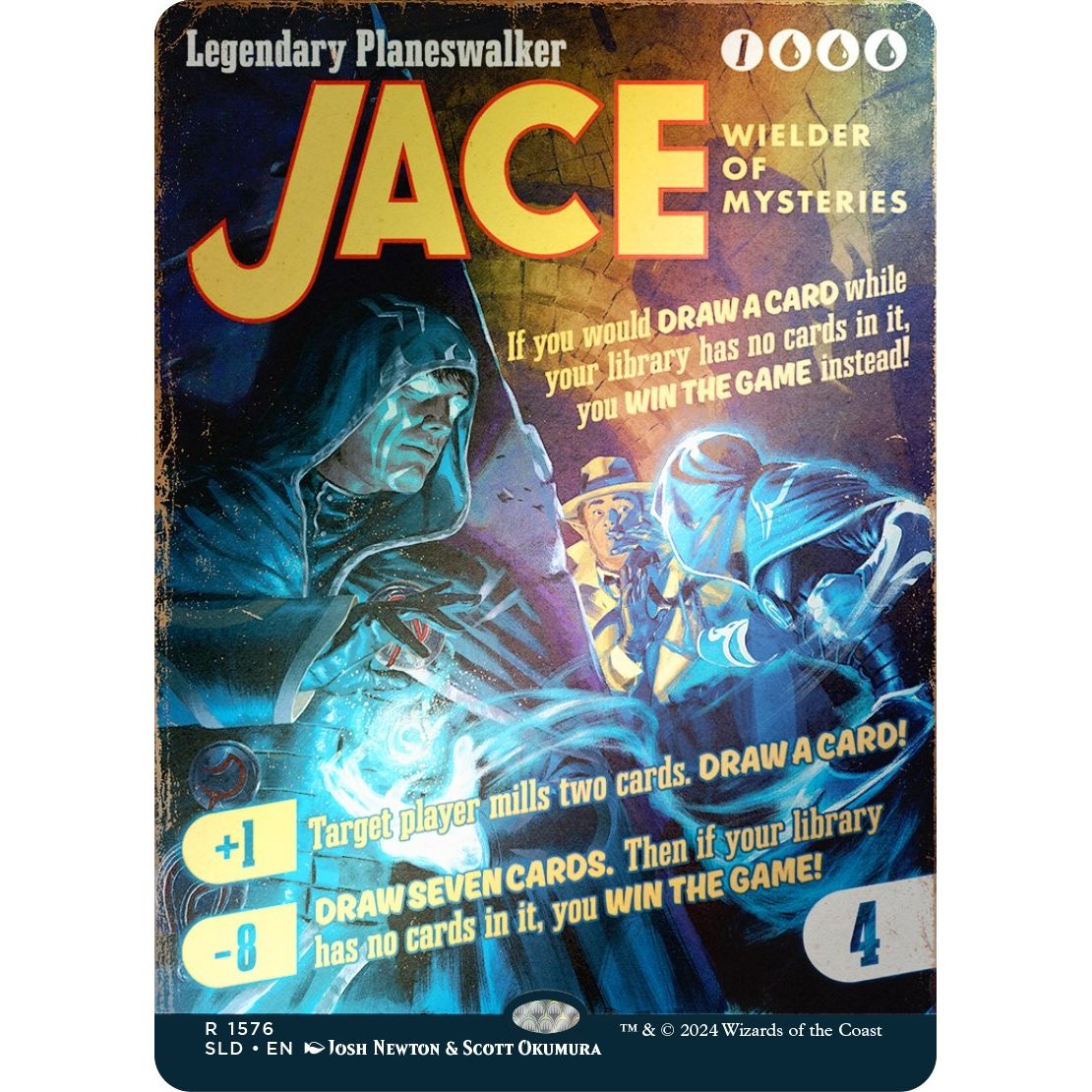 Image for Jace, Wielder of Mysteries (Rainbow Foil) (1576) (SLD) - Magic: The Gathering