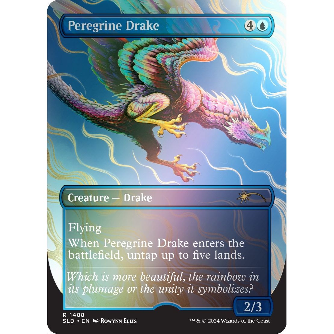Image for Peregrine Drake (Rainbow Foil) (1488) (SLD) - Magic: The Gathering