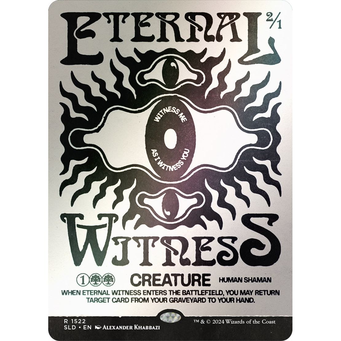 Image for Eternal Witness (1522) (Rainbow Foil) (1522) (SLD) - Magic: The Gathering