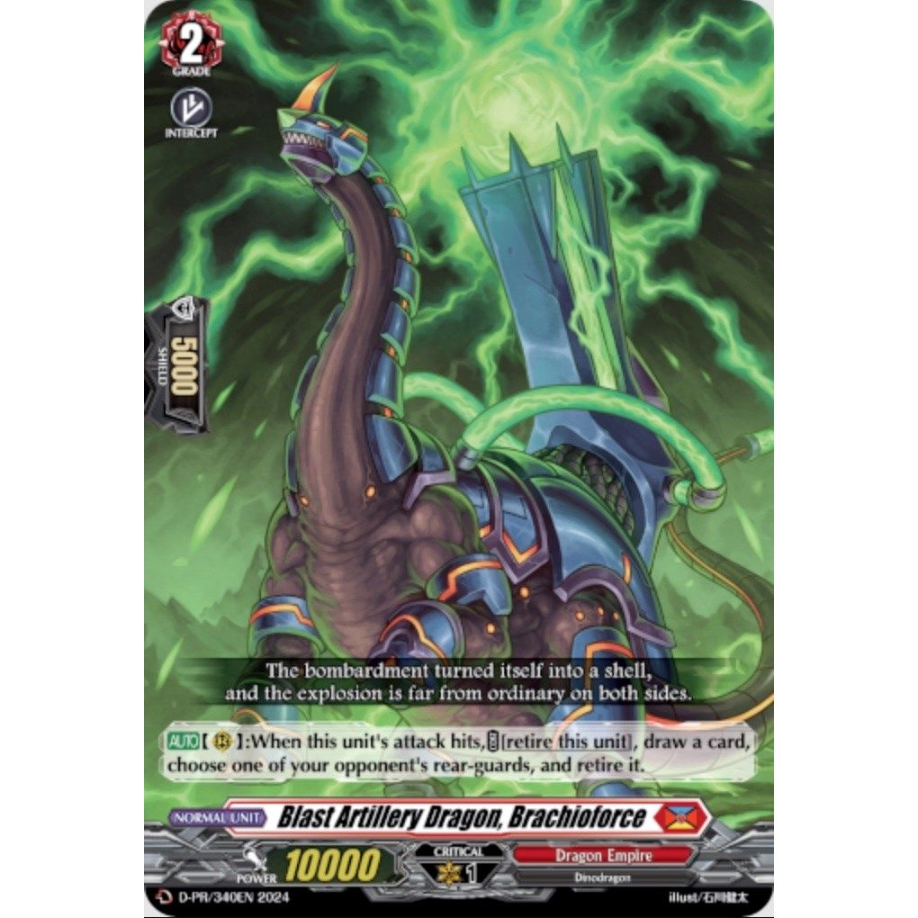 Image for Blast Artillery Dragon, Brachioforce (D-PR/340EN) (D-PR) - Cardfight Vanguard