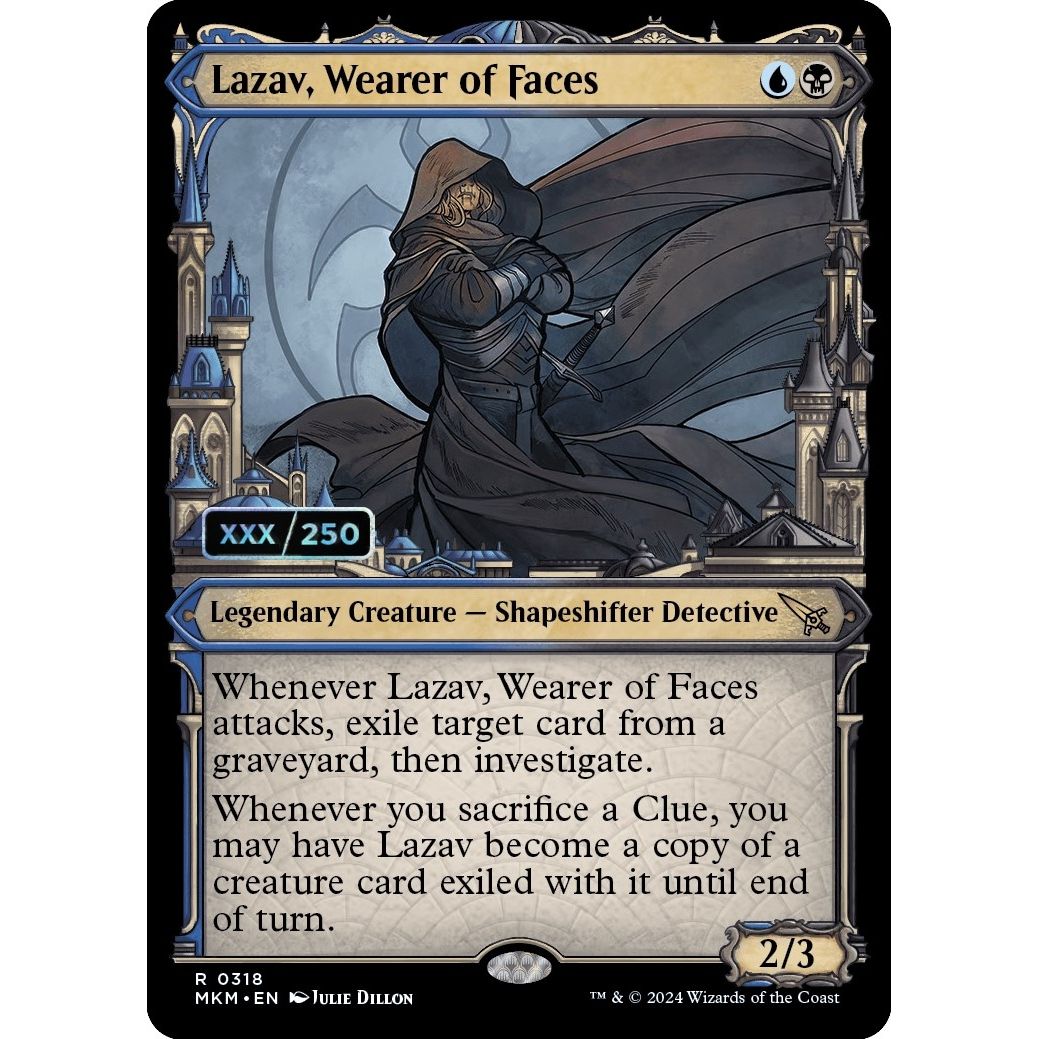 Image for Lazav, Wearer of Faces (Serial Numbered) (318) (MKM) - Magic: The Gathering