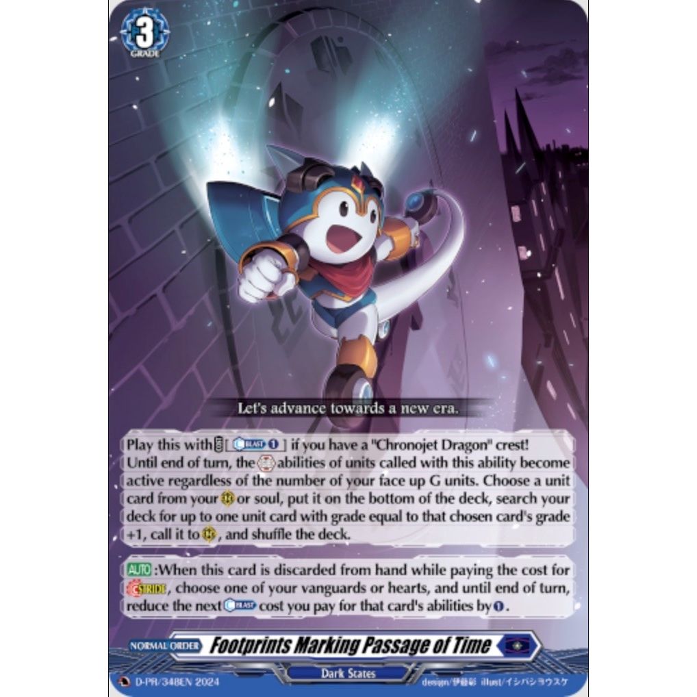 Image for Footprints Marking Passage of Time (D-PR/348EN) (D-PR) - Cardfight Vanguard