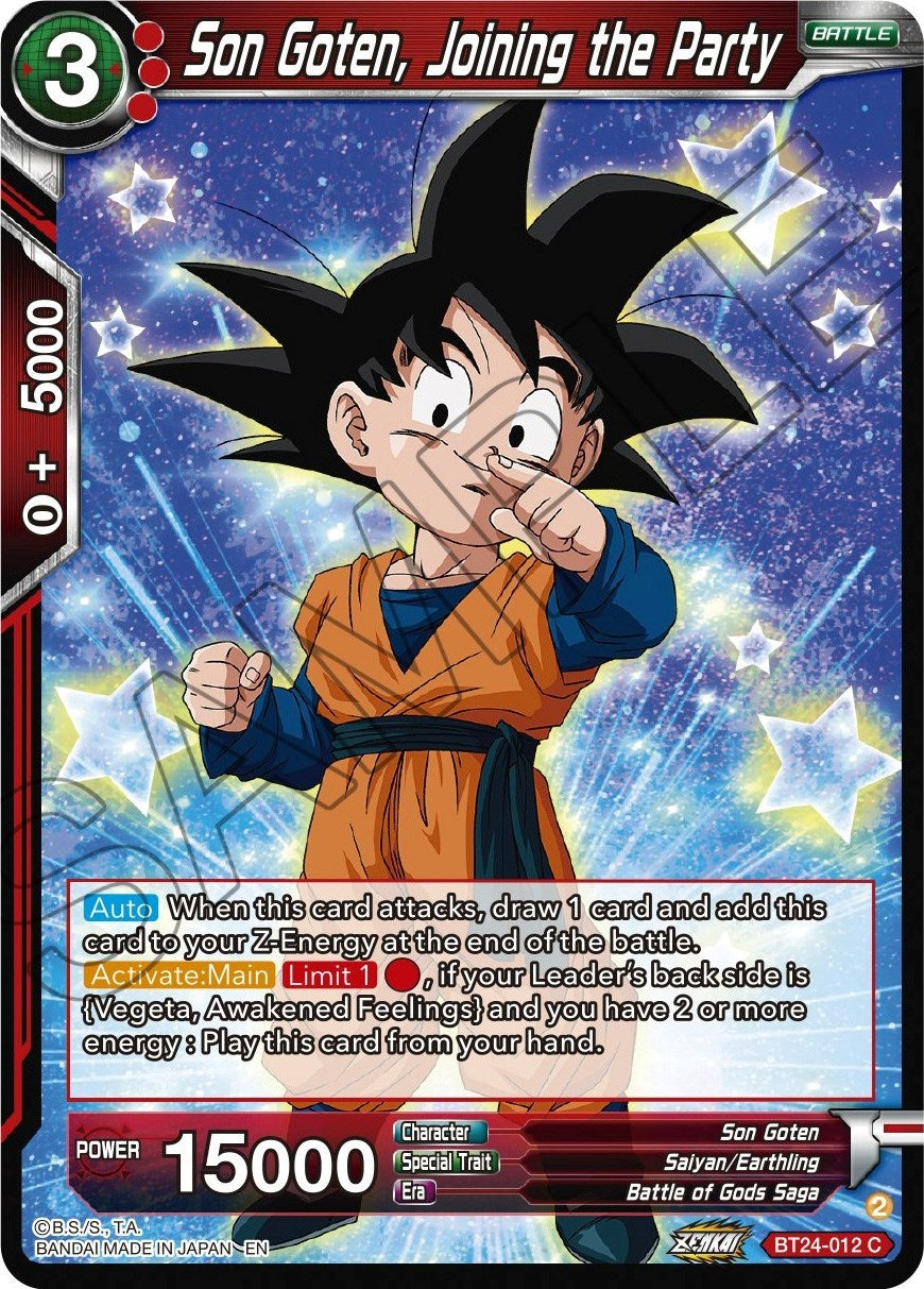 Image for Son Goten, Joining the Party (BT24-012) (BT24) - Dragon Ball Super: Masters