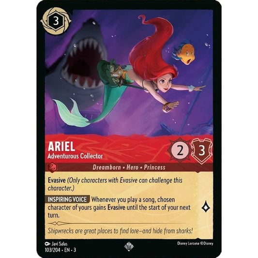 Image for Ariel - Adventurous Collector (103/204) (3) - Disney Lorcana