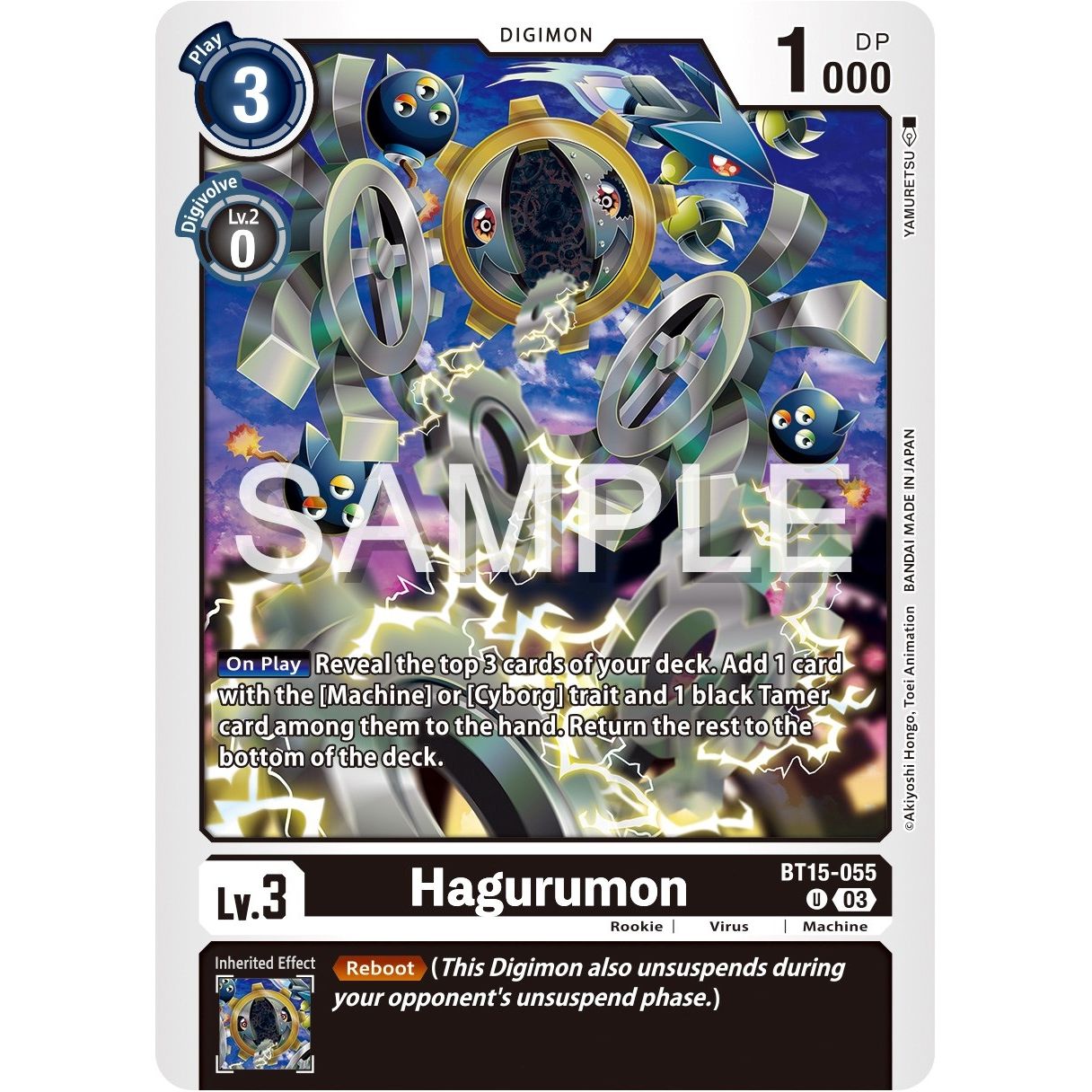 Image for Hagurumon (BT15-055 U) (BT15) - Digimon Card Game