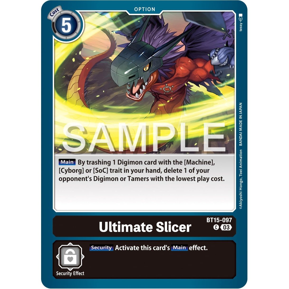 Image for Ultimate Slicer (BT15-097 C) (BT15) - Digimon Card Game