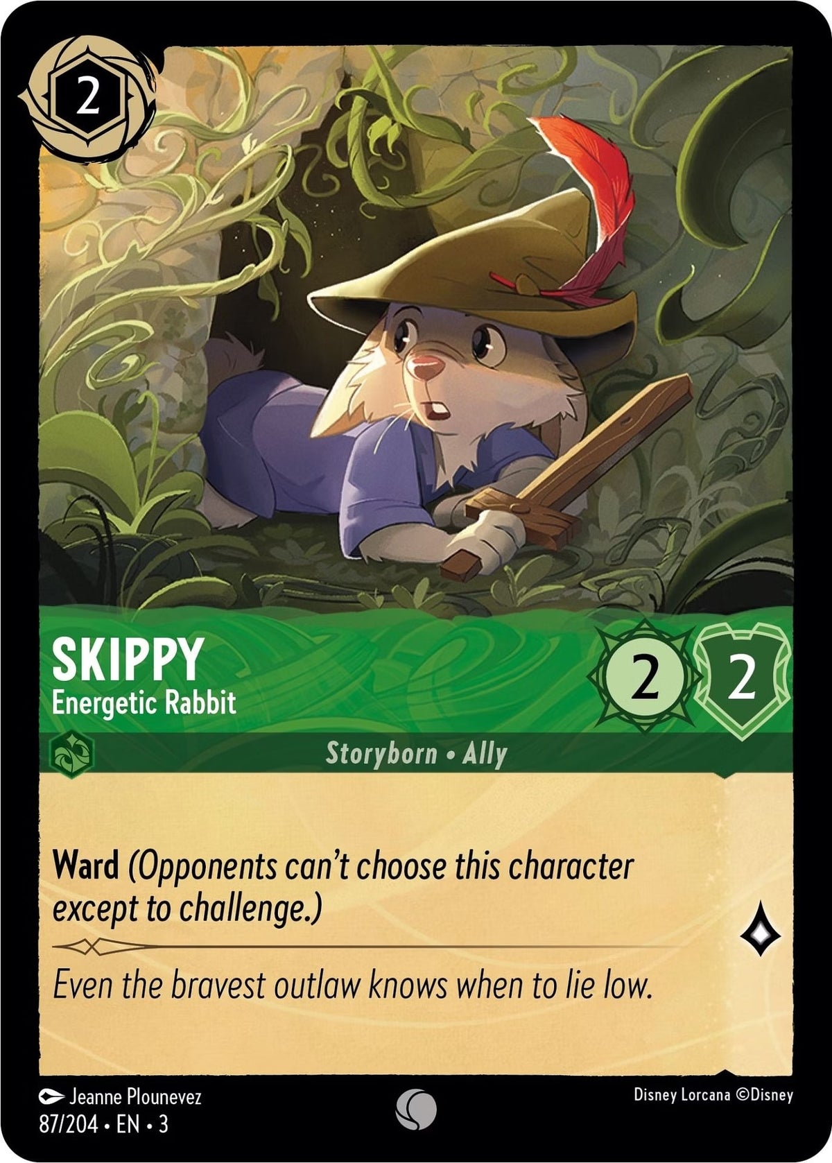 Image for Skippy - Energetic Rabbit (87/204) (3) - Disney Lorcana