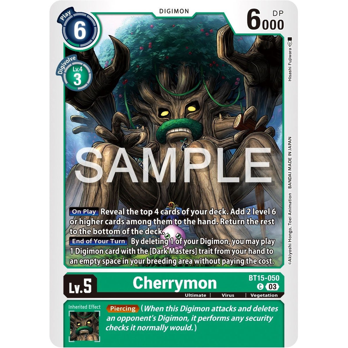 Image for Cherrymon (BT15-050 C) (BT15) - Digimon Card Game