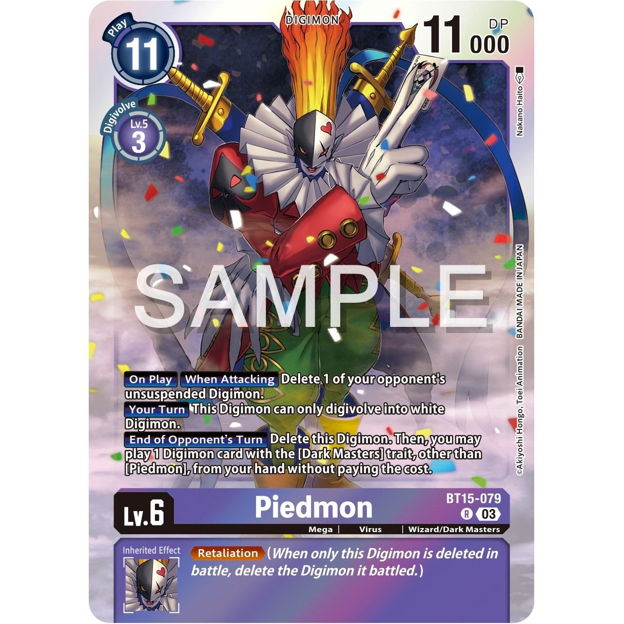 Image for Piedmon (BT15-079 R) (BT15) - Digimon Card Game