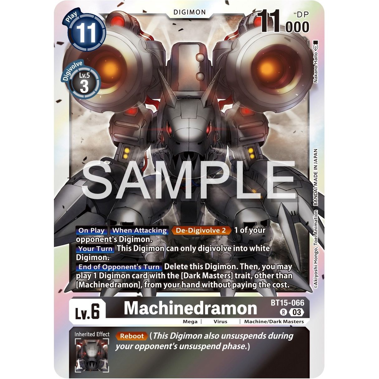 Image for Machinedramon (BT15-066 R) (BT15) - Digimon Card Game