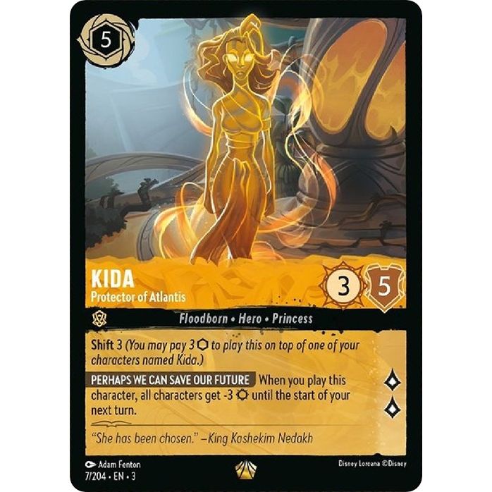 Image for Kida - Protector of Atlantis (7/204) (3) - Disney Lorcana
