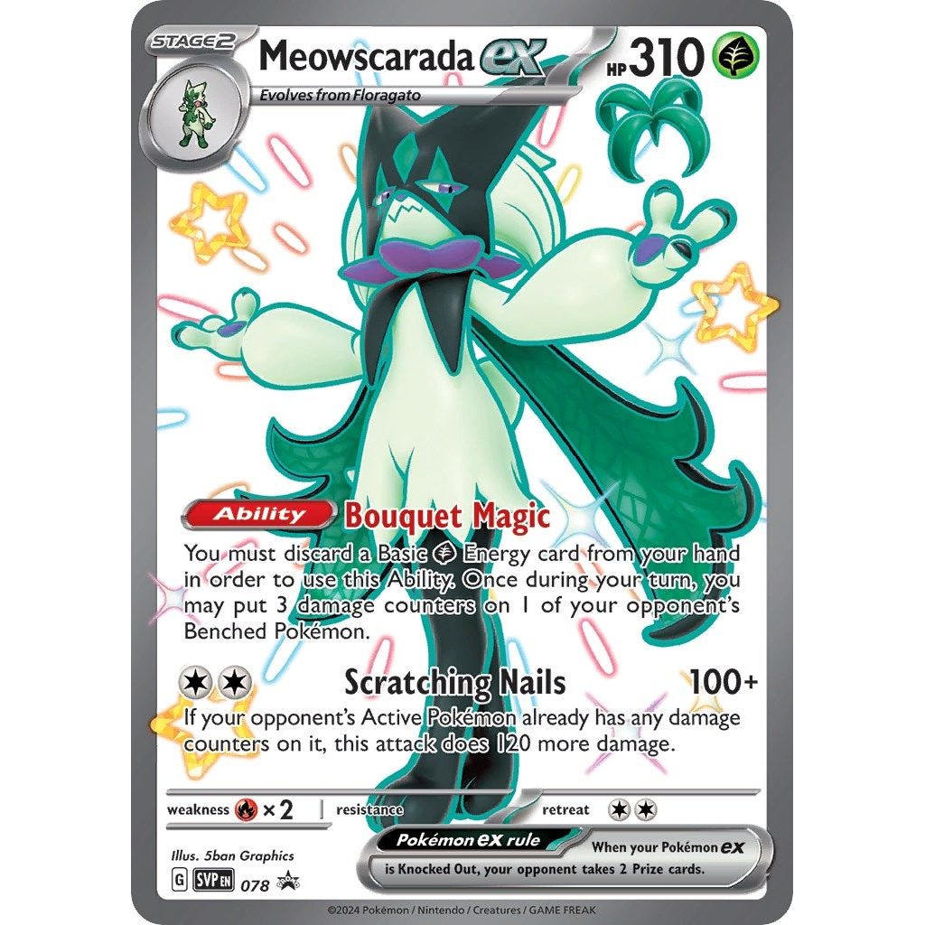 Image for Meowscarada ex - 078 (078) (SVP) - Pokemon