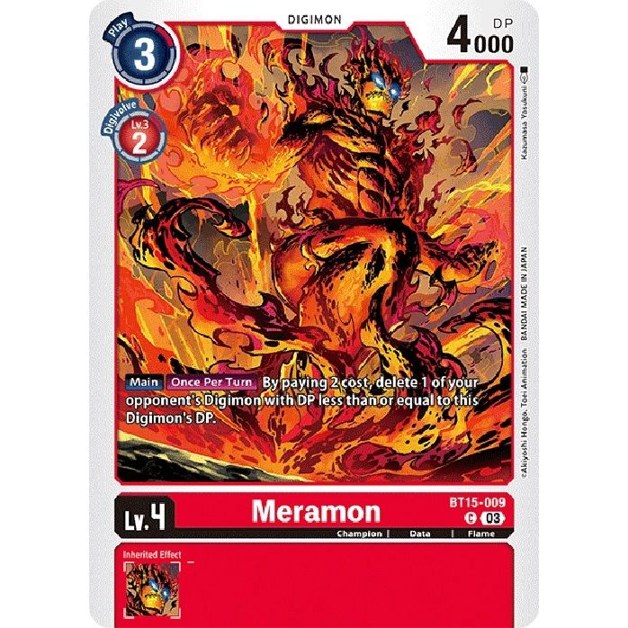 Image for Meramon (BT15-009 C) (BT15) - Digimon Card Game
