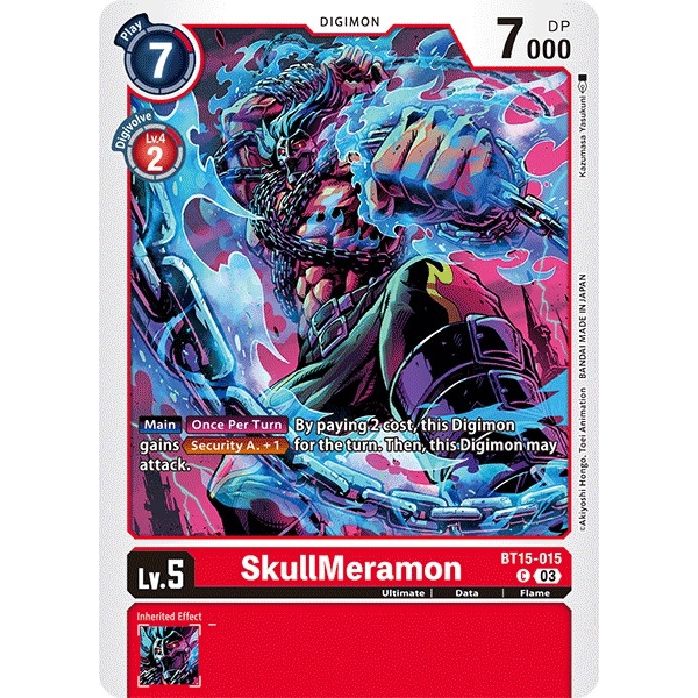 Image for SkullMeramon (BT15-015 C) (BT15) - Digimon Card Game