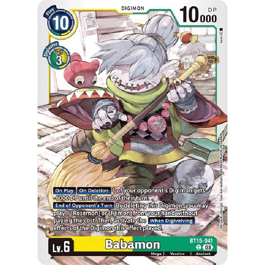 Image for Babamon (BT15-041 C) (BT15) - Digimon Card Game