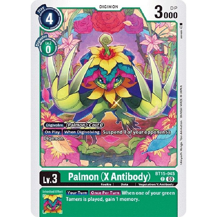 Image for Palmon (X Antibody) (BT15-045 C) (BT15) - Digimon Card Game