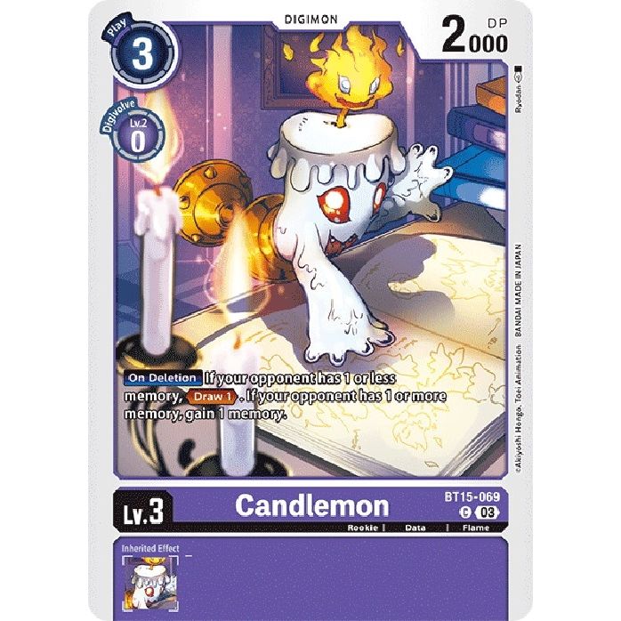 Image for Candlemon (BT15-069 C) (BT15) - Digimon Card Game