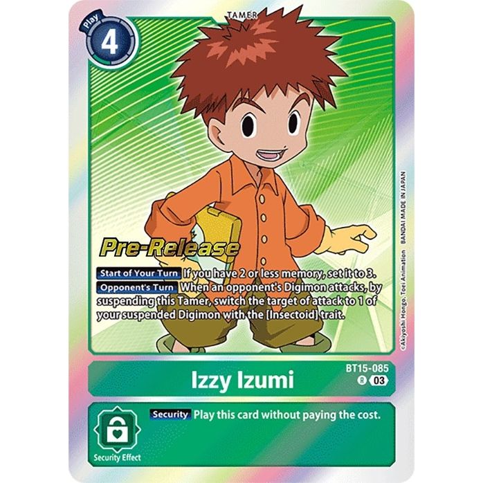 Image for Izzy Izumi (BT15-085 R) (BT15_PR) - Digimon Card Game