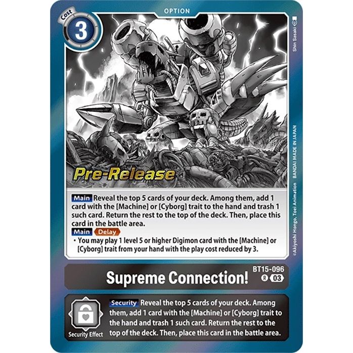 Image for Supreme Connection! (BT15-096 R) (BT15_PR) - Digimon Card Game