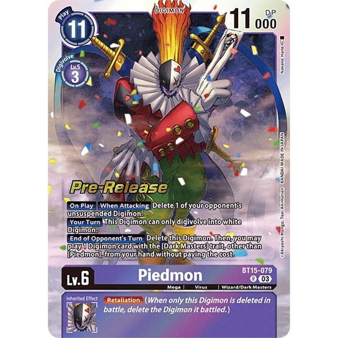 Image for Piedmon (BT15-079 R) (BT15_PR) - Digimon Card Game
