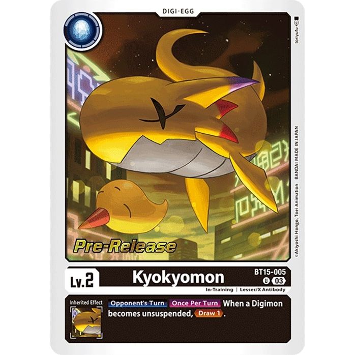 Image for Kyokyomon (BT15-005 U) (BT15_PR) - Digimon Card Game