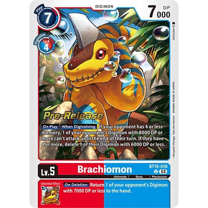 Image for Brachiomon (BT15-016 U) (BT15_PR) - Digimon Card Game