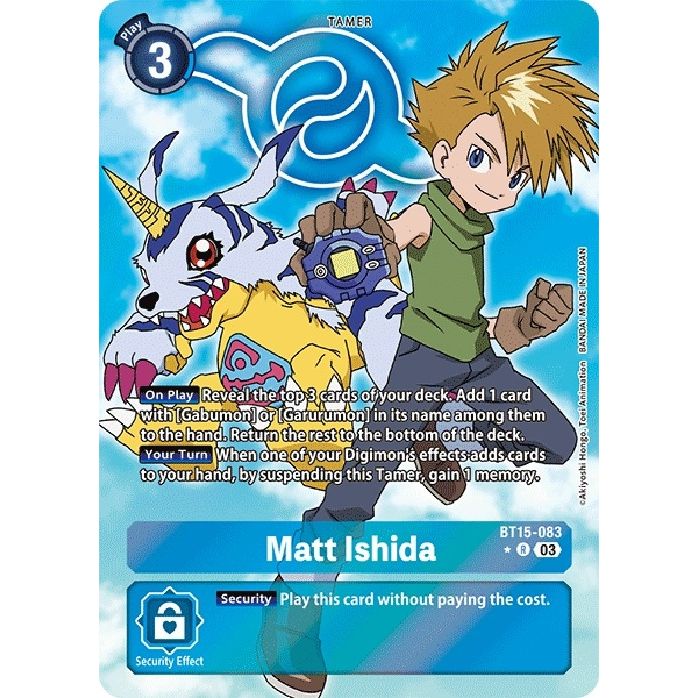 Image for Matt Ishida (Alternate Art) (BT15-083 R) (BT15) - Digimon Card Game