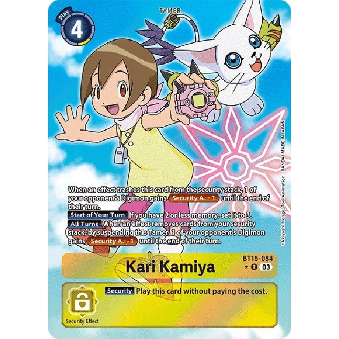 Image for Kari Kamiya (Alternate Art) (BT15-084 R) (BT15) - Digimon Card Game