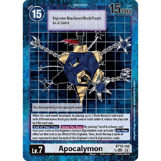 Image for Apocalymon (Special Edition Alternate Art) (BT15-102 SEC) (BT15) - Digimon Card Game