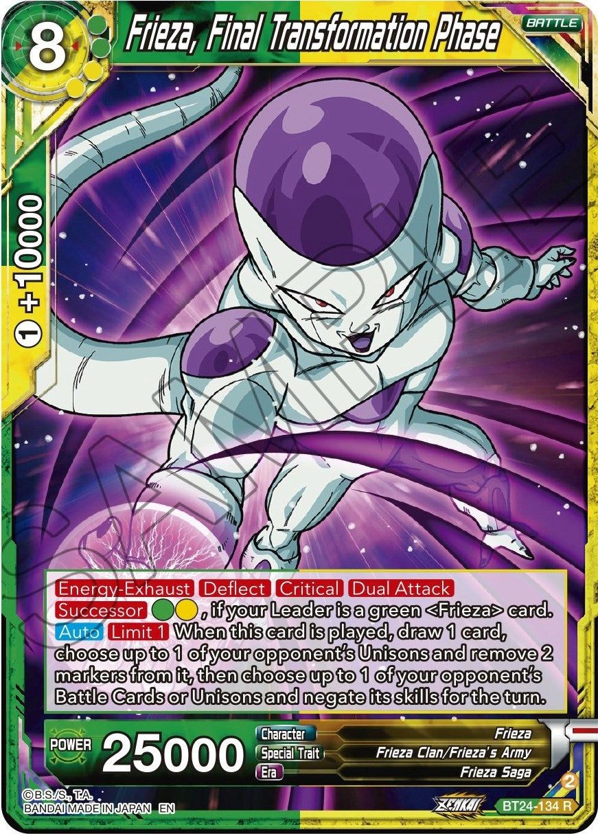 Image for Frieza, Final Transformation Phase (BT24-134) (BT24) - Dragon Ball Super: Masters