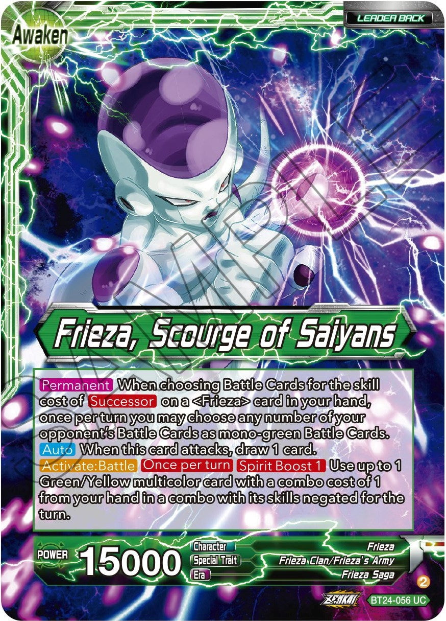 Image for Frieza // Frieza, Scourge of Saiyans (BT24-056) (BT24) - Dragon Ball Super: Masters