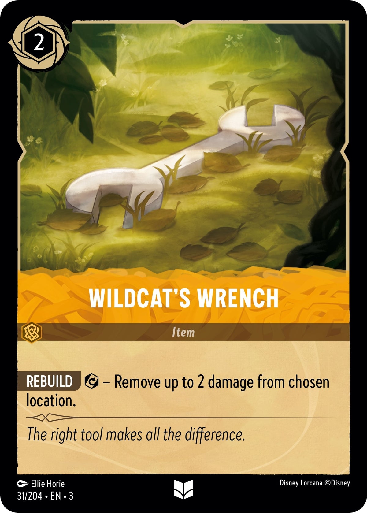 Image for Wildcat's Wrench (31/204) (3) - Disney Lorcana
