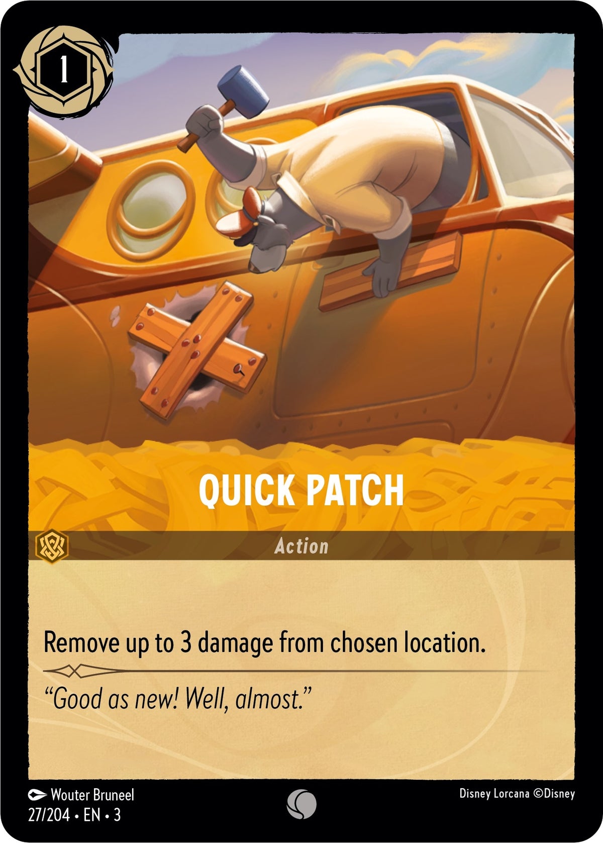 Image for Quick Patch (27/204) (3) - Disney Lorcana