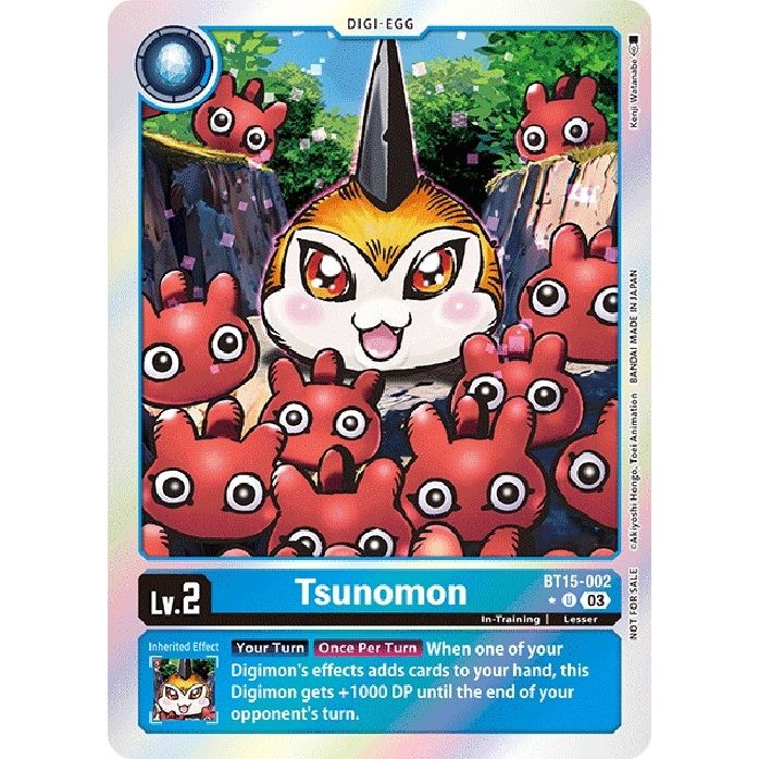 Image for Tsunomon (Exceed Apocalypse Box Promotion Pack) (BT15-002 U) (BT15) - Digimon Card Game