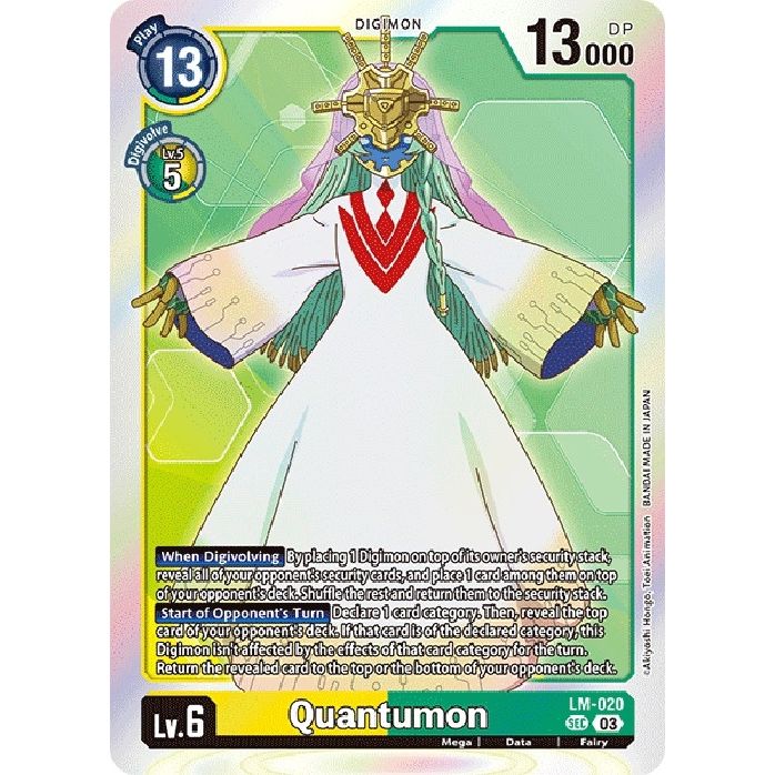 Image for Quantumon (English Exclusive) (LM-020 SEC) (BT15) - Digimon Card Game