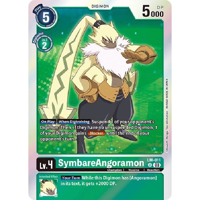 Image for SymbareAngoramon (English Exclusive) (LM-011 U) (BT15) - Digimon Card Game