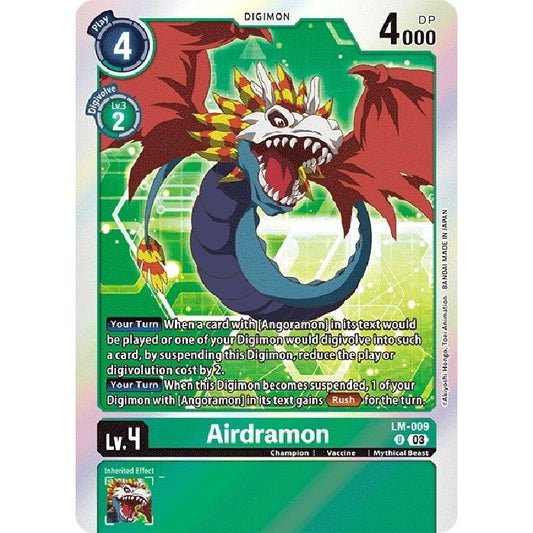 Image for Airdramon (English Exclusive) (LM-009 U) (BT15) - Digimon Card Game